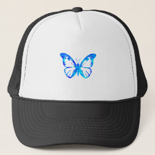 Blue Butterfly Trucker Hat
