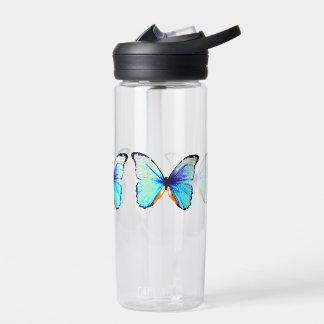 Blue Butterfly Water Bottle