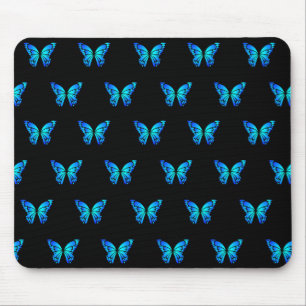 Blue Butterflys by storeman. Mouse Mat