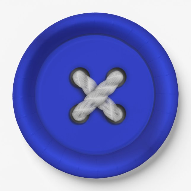 Blue Button Plate (Front)