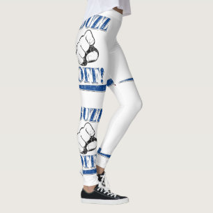 Blue Buzz Off Leggings