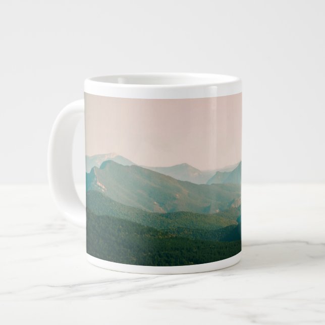 Blue by the Mountains Large Coffee Mug (Front Left)