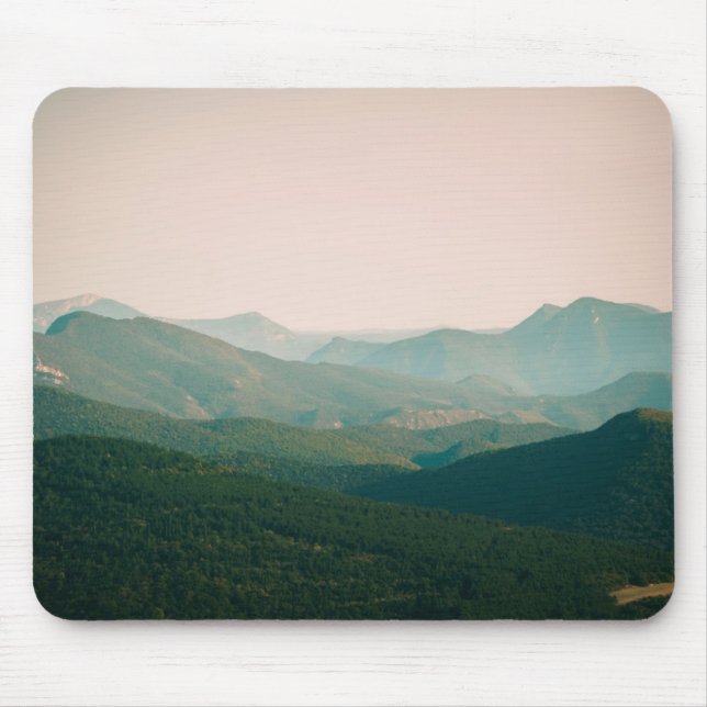 Blue by the Mountains Mouse Mat (Front)