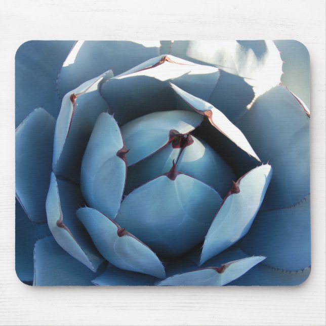 Blue Cactus Mousepad (Front)