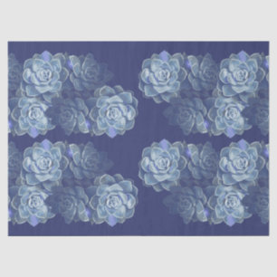 Blue Cactus Tissue Paper