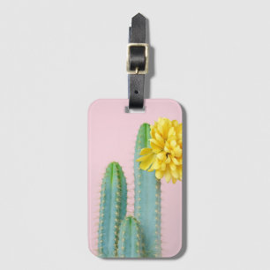 Blue Cactus Trio Luggage Tag