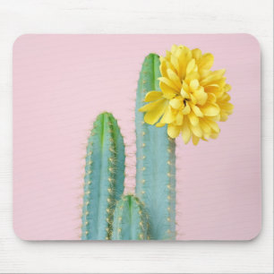 Blue Cactus Trio Mouse Mat