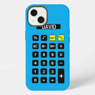Blue Calculator with Keypad  iPhone 13 Case