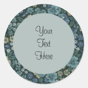 Blue Calico Sticker