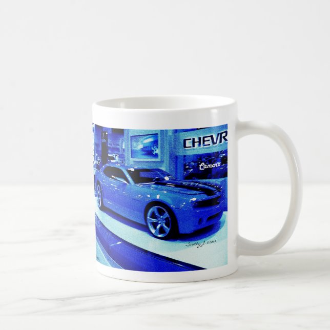 "Blue Camaro" © 2009 S.J. Coffee Mug (Right)
