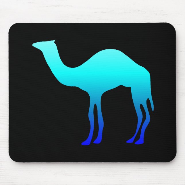 Blue Camel Mouse Mat (Front)