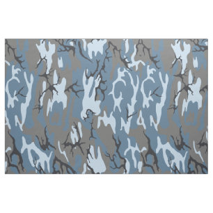Blue Camo Fabric