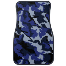 Blue Camo, Front Car Mats