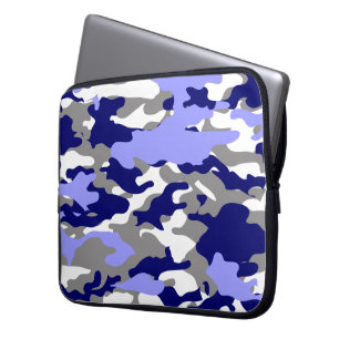 BLUE CAMO LAPTOP SLEEVE