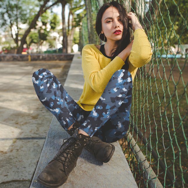 blue camo leggings (Creator Uploaded)