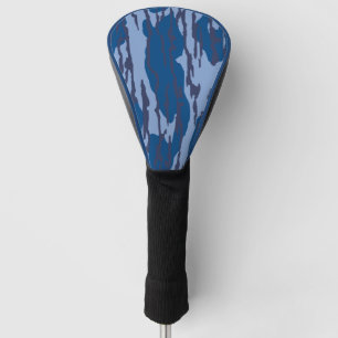 Blue Camo Military Pattern Blue Camouflage Golf Head Cover