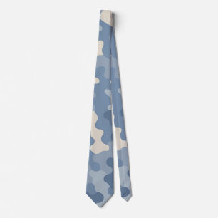 Blue Camo Military pattern Tie