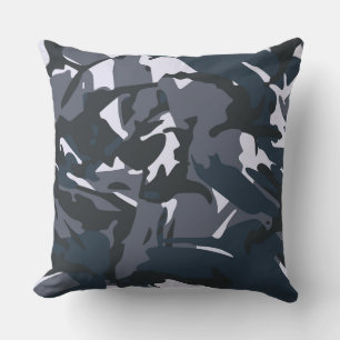Blue Camou  Cushion