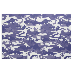 Blue Camouflage Fabric