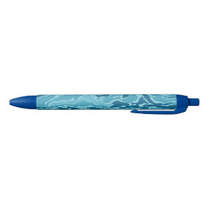 Blue Camouflage Pattern Pen
