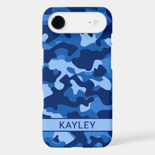Blue Camouflage Personalised