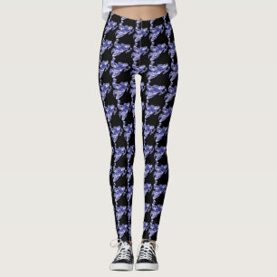Blue Camouflage Snowmobiler Leggings