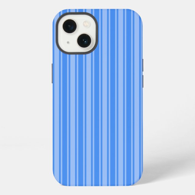 Blue candy stripes Case-Mate iPhone case (Back)