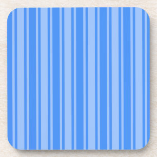 Blue candy stripes coaster