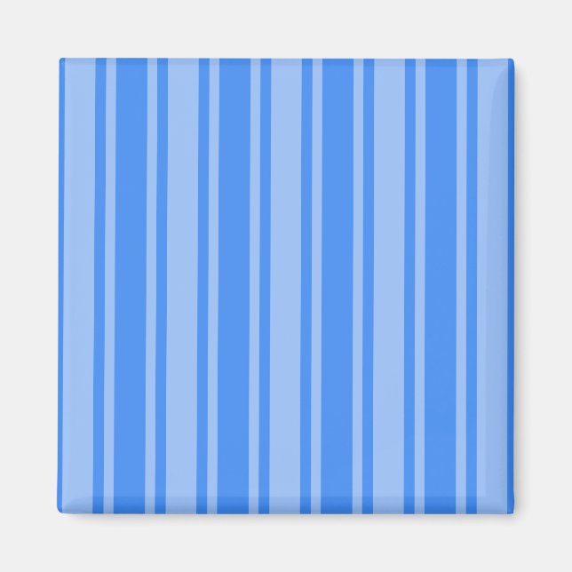 Blue candy stripes magnet (Front)