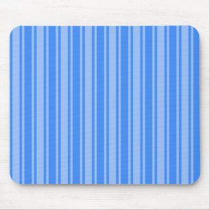 Blue candy stripes mouse mat