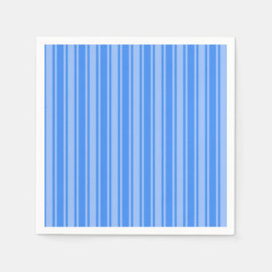 Blue candy stripes napkin