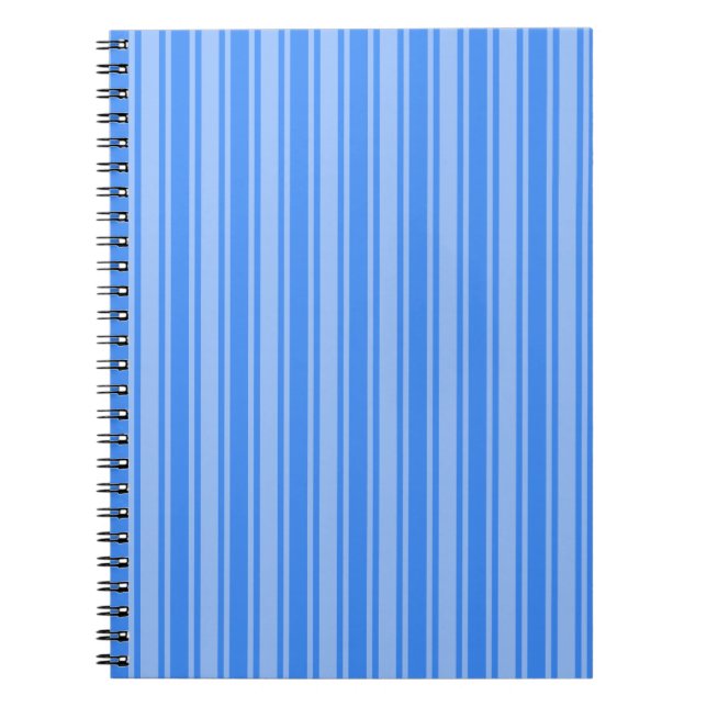 Blue candy stripes notebook (Front)