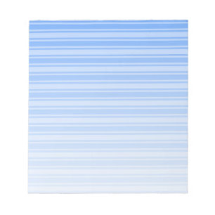 Blue candy stripes notepad