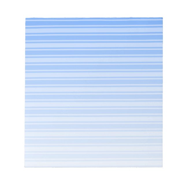 Blue candy stripes notepad (Front)