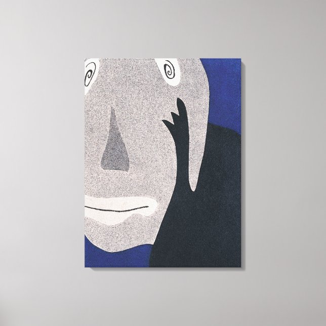 Blue Canvas Print (Front)