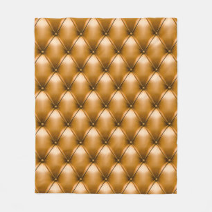 Blue Capitone Textile: Retro Background Fleece Blanket