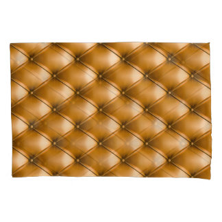 Blue Capitone Textile: Retro Background Pillowcase