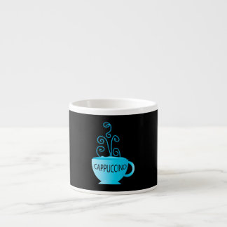 Blue Cappuccino Delight Espresso Cup