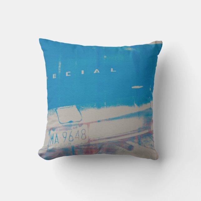 Blue car cushion (Front)