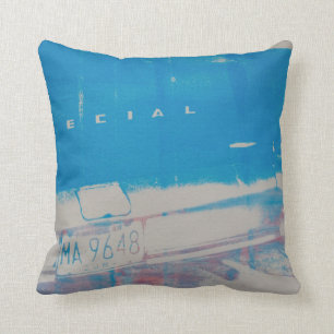 Blue car cushion
