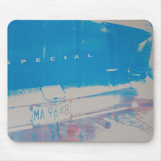Blue car mouse mat (Front)