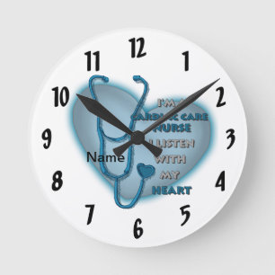 Blue Cardiac Care Nurse  clock