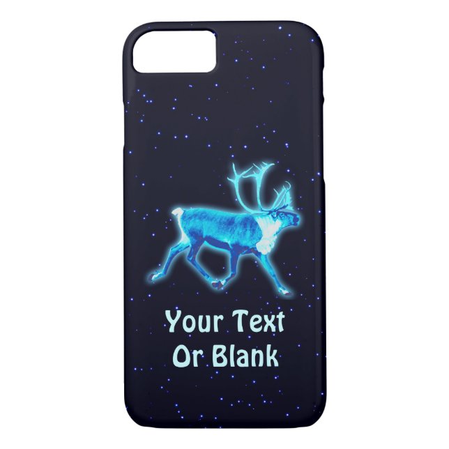 Blue Caribou (Reindeer) Case-Mate iPhone Case (Back)