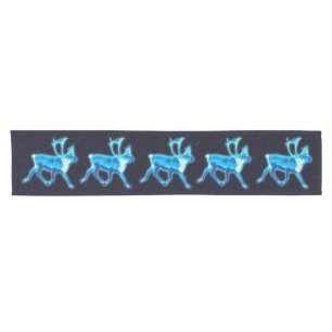 Blue Caribou (Reindeer) Short Table Runner