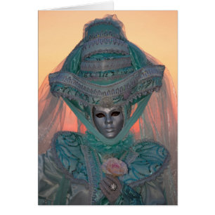 Blue Carnival Costume, Venice