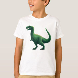 Blue Cartoon Dinosaur – Cute Dino Shirt for Kids