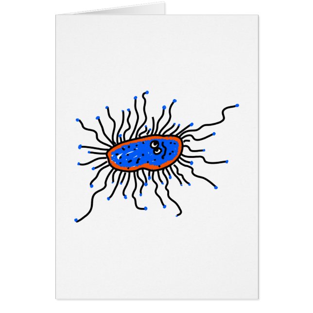 Blue Cartoon Germ (Front)