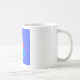 Blue Cartoon Seahorse Coffee Mug