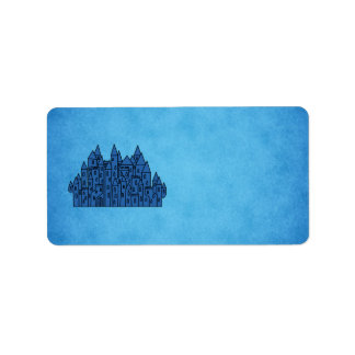 Blue Castle. Label