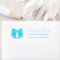 Blue Cat Address Label